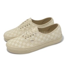 Vans Authentic Mono Checkerboard Tan Men Casual Lifestyle Shoes VN0009PVTAN