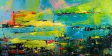 Quadro Astratto MARZARI Porto