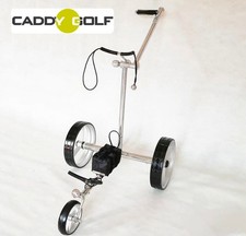 CADDY-GOLF acciaio inox LITIO ELETTRICO TROLLEY FRENO MONTAGNA MOTORE TUBOLARE solo 42mm!