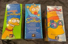The Best of The Simpsons Vol 1-2-3-4-5-6-7-8-9 - VHS 3 Box Sets- Sealed NEW Rare