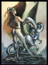 Woman Wind Rider 1990's