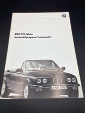 DEPLIANT AUTO VINTAGE BMW 325I CABRIO 8 PAG ITALIANO 