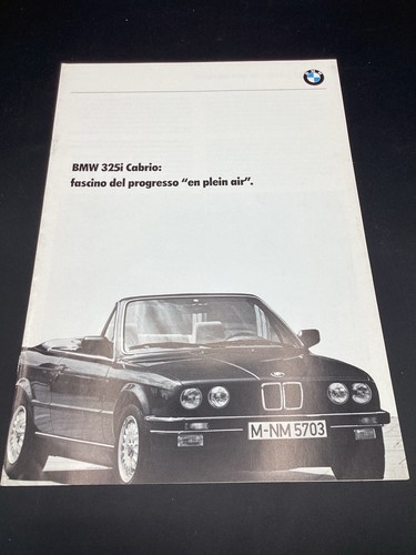 Depliant auto vintage bmw - depliant, 325i