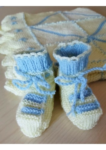 Scarpette neonato uncinetto - scarpette,