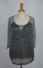 Cream blouse women grey SIZE S