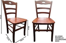 SEDIA LORY in legno MASSELLO