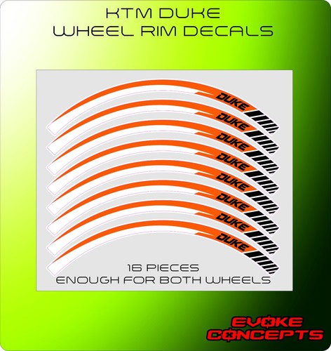 Ktm duke decalcomanie cerchi - duke,
