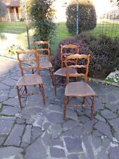 Sedie Antiche In Ciliegio Paglia Di Vienna 