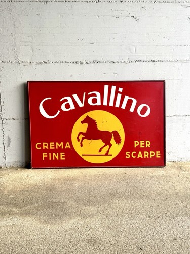 Insegna pubblicitaria vintage