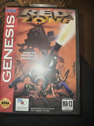 Console completa red zone sega - red,