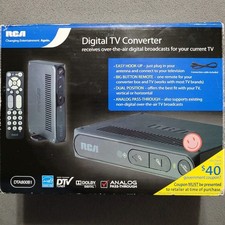 RCA DTA800B1 DTV Digital TV Convertitore Box con Telecomando e Cavo di Connessione