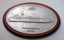 CREST ARALDICO DELLA NAVE DA CROCIERA  COSTA MEDITERRANEA 