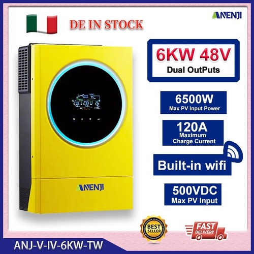 6000w hybrid solar inverter - 6000w,