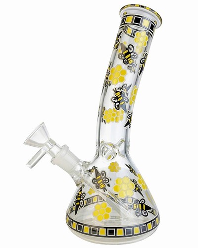 Tubo acqua vetro narghilè - , 8"
