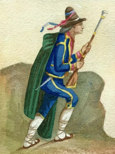 Disegno cacciatore - disegno,