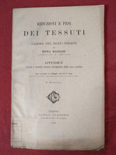 Riduzioni e pesi dei tessuti