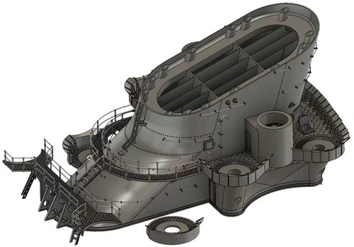 Bunker studio 350 corazzata - 1/350,