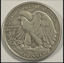 MONETA COIN AMERICA U.S.A. HALF DOLLAR 1943 ½ $ WALKING LIBERTY