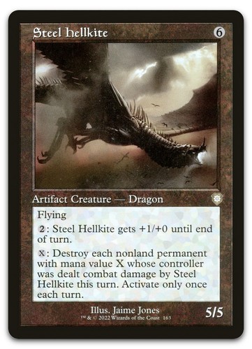 Steel hellkite - hellkite, (retro