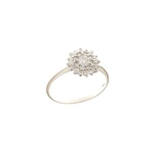 Anello in oro bianco 18 Kt