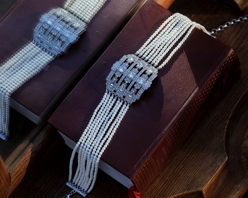 Collana argentato ras del - collana,