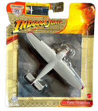 Sky Busters Ford Tri Motor Matchbox Indiana Jones giocattolo con tappetino da gioco 2024