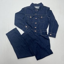 Tuta donna Zara blu denim