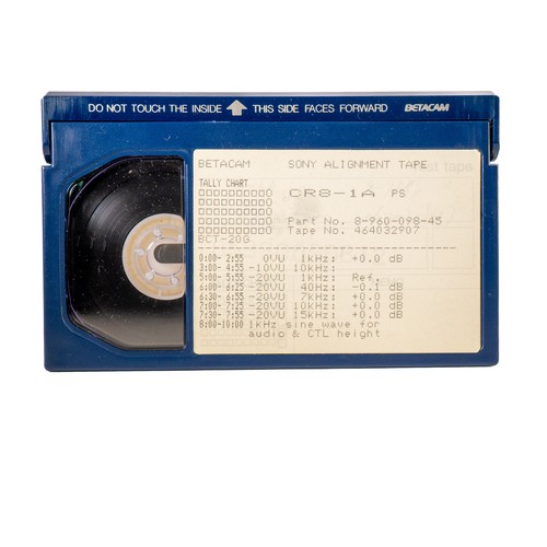 Sony betacam alignment - betacam, tape