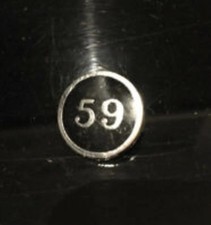 59 Club Biker Pin Badge, Ace