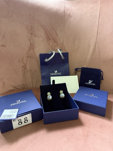 Orecchini swarovski doppio - orecchini,