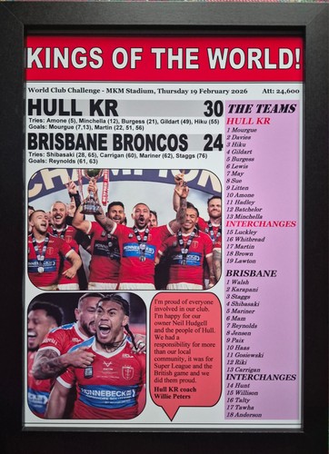 Scafo brisbane broncos - kr, 30