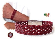 Bracciale uomo in cuoio