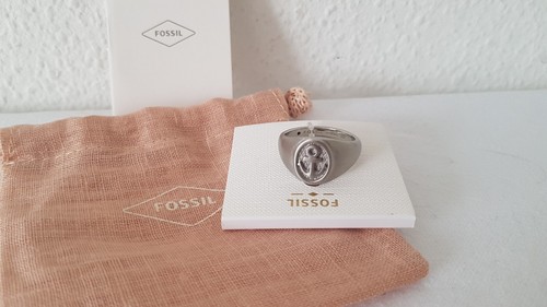 Anello fossil ancora acciaio - anello,