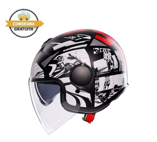 Casco jet agv eteres history - casco,