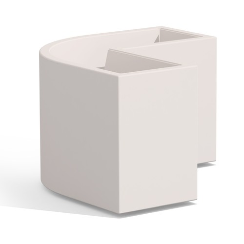 Fioriera curva vaso angolare - fioriera,
