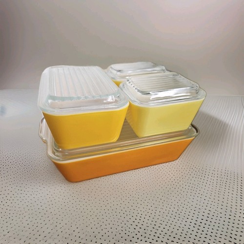 Vintage pyrex refrigerator - pyrex,