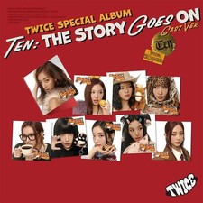 TWICE [TEN:THE STORY GOES ON] Special Album CAST Ver/CD+POSTER+Buch+5 Karte+GIFT