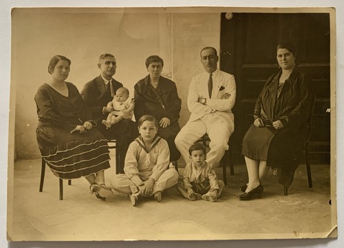 Foto antica ritratto famiglia - foto,