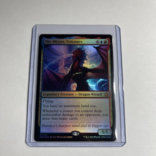Niv mizzet visionary foil - visionary,
