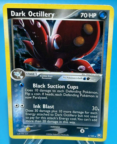 Carta pokemon dark octillery - carta,