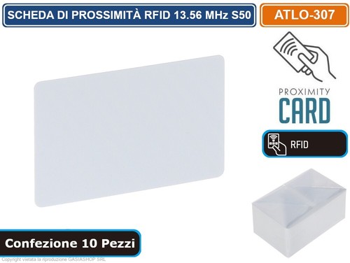 10pz scheda prossimità tag - 10pz,