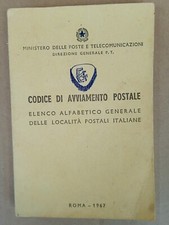 Codice di avviamento postale - Ministero delle Poste e Telecomunicazioni - 1967