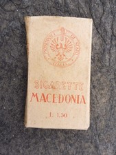 PACCHETTO VUOTO MACEDONIA SIGARETTE MONOPOLI DEI TABACCHI ROMA ANNI 30