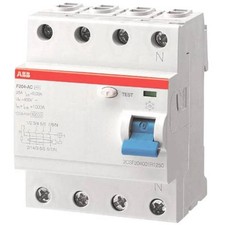ABB 2CSF204123R1630   F204A-63/0,03L Interruttore differenziale A 4 poli 63 A 0.
