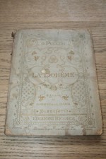 G Puccini La Boheme Pianoforte solo Ricordi Copertina Rigida