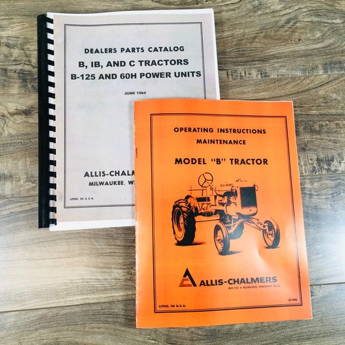 Set allis chalmers trattore - set, b