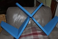 IKEA MAMMUT Mensola da Parete Galleggiante per Bambini 1990 Set di 3 - Colore Blu