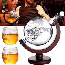 Premium Globus Whisky Decanter