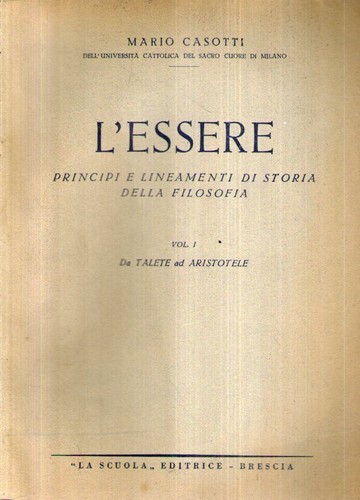 Essere principi lineamenti - principi, e
