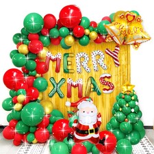 Ahigh Palloncini Natale ghirlande natalizie banner di Natale palloncini a elio